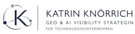 Logo Katrin Knörrich GEO & AI Visibility für Technologieunternehmen